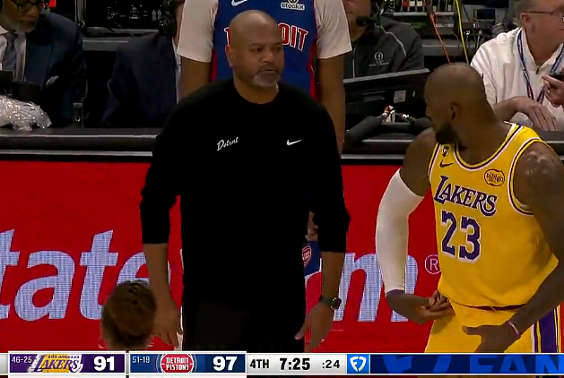 詹姆斯赛后沟通判罚细节